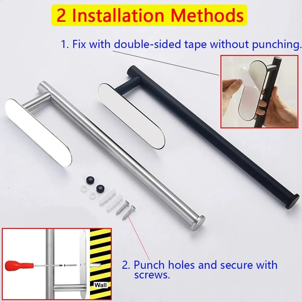 VERTRIX INNOVATIONS Adhesive Kitchen Paper Towel Holder