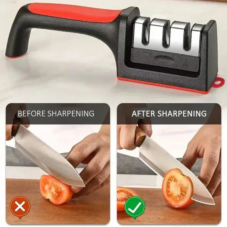 VERTRIX INNOVATIONS 3/4-Segment Kitchen Knife Sharpener