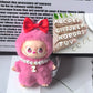 VERTRIX INNOVATIONS Mini Labubu 4.0 Pin & Pearl Necklace Accessories
