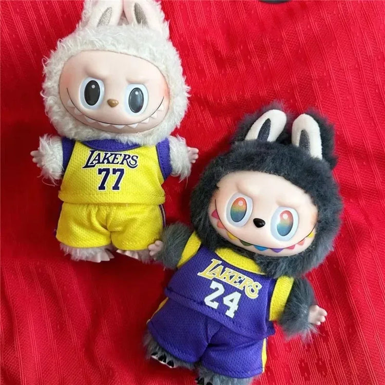 VERTRIX INNOVATIONS Labubu Sports Football Outfit Set 15–17cm Dolls