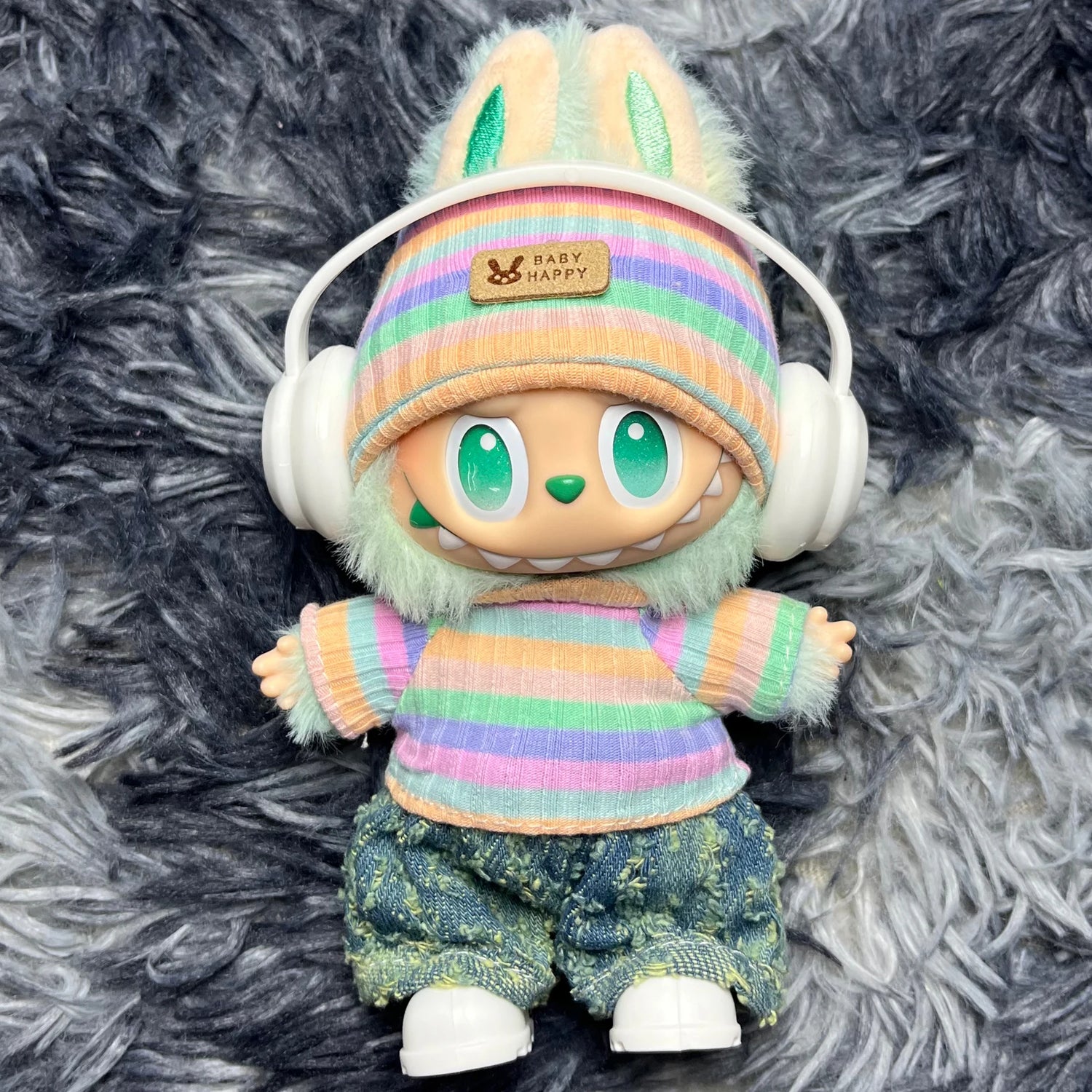 VERTRIX INNOVATIONS Tranquil Green Grape Full Set for Labubu Dolls