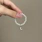 VERTRIX INNOVATIONS Mini Labubu 4.0 Pin & Pearl Necklace Accessories