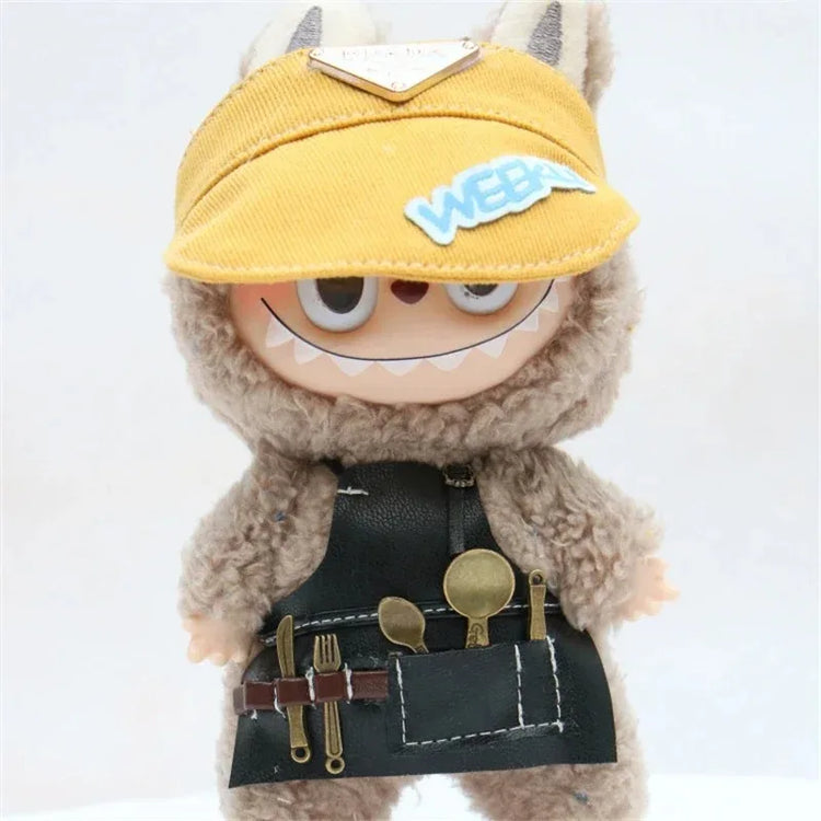 VERTRIX INNOVATIONS Mini Labubu 4.0 Pin & Pearl Necklace Accessories