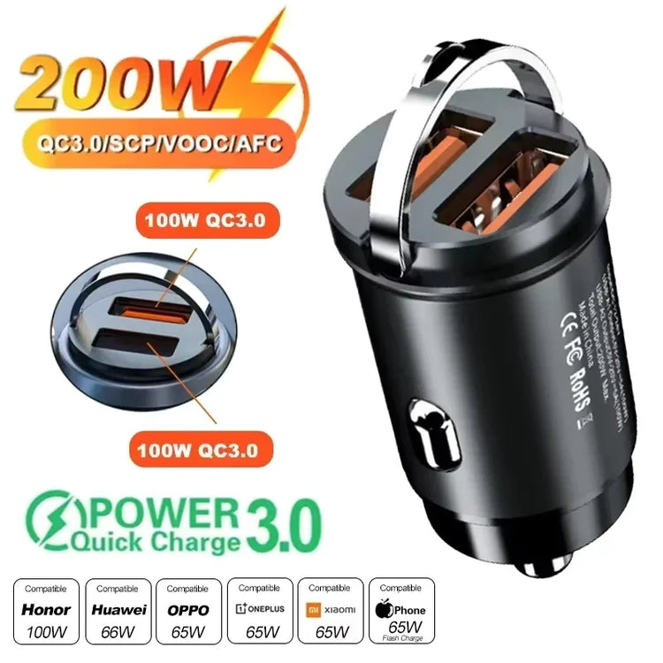 VERTRIX INNOVATIONS Charger Adapter For Xiaomi Samsung Mini Car Charger