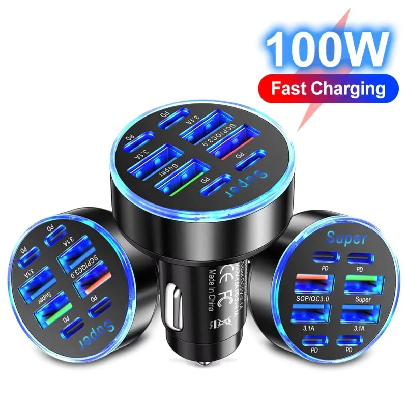 VERTRIX INNOVATIONS Charger Adapter For Xiaomi Samsung Mini Car Charger