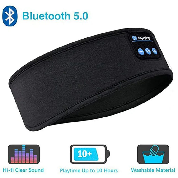 VERTRIX INNOVATIONS Wireless Bluetooth Music Eye Mask Sports Headband Anti-noise Headphones
