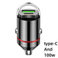 VERTRIX INNOVATIONS 200W Mini Dual Ports USB Car Charger Lighter Fast