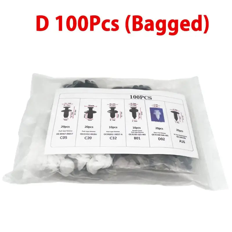 VERTRIX INNOVATIONS Mixed Auto Fastener Clips Kit for Car Panels