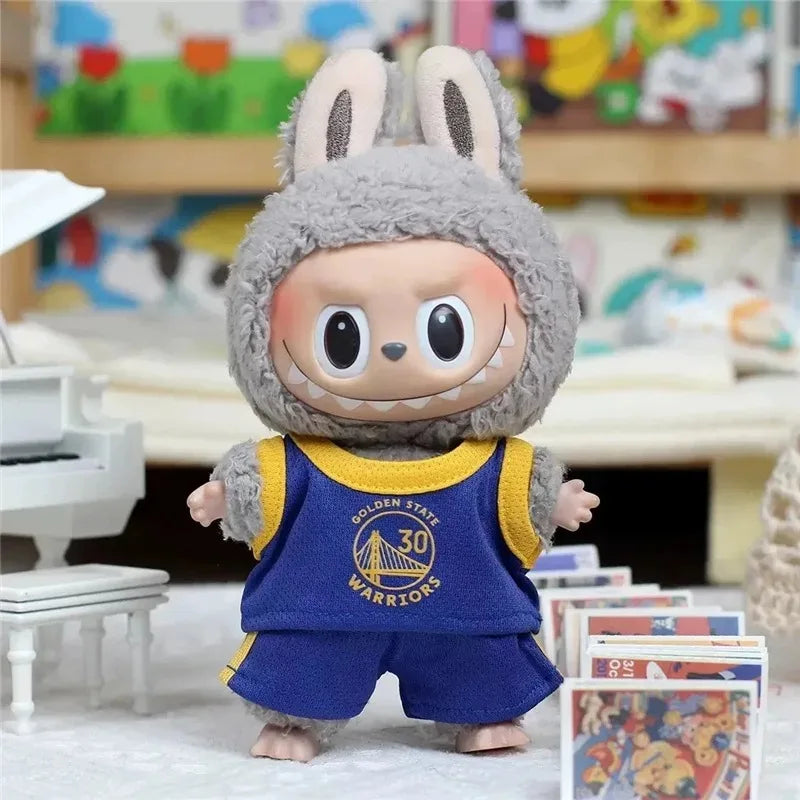 VERTRIX INNOVATIONS Labubu Sports Football Outfit Set 15–17cm Dolls