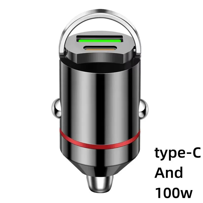 VERTRIX INNOVATIONS 200W Mini Dual Ports USB Car Charger Lighter Fast