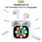 VERTRIX INNOVATIONS Smart AI Translation Bluetooth Earphones with LCD Display