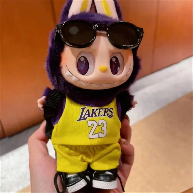VERTRIX INNOVATIONS Labubu Sports Football Outfit Set 15–17cm Dolls
