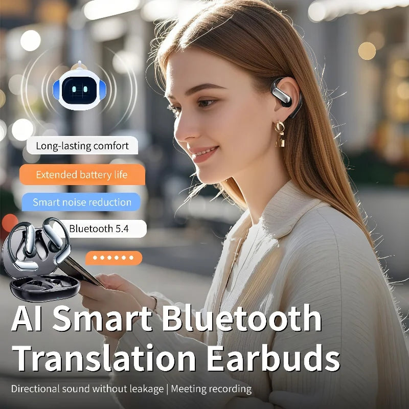 VERTRIX INNOVATIONS AI Translator Bluetooth 5.3 Earphones Q102 – ENC Noise Cancelling & Waterproof
