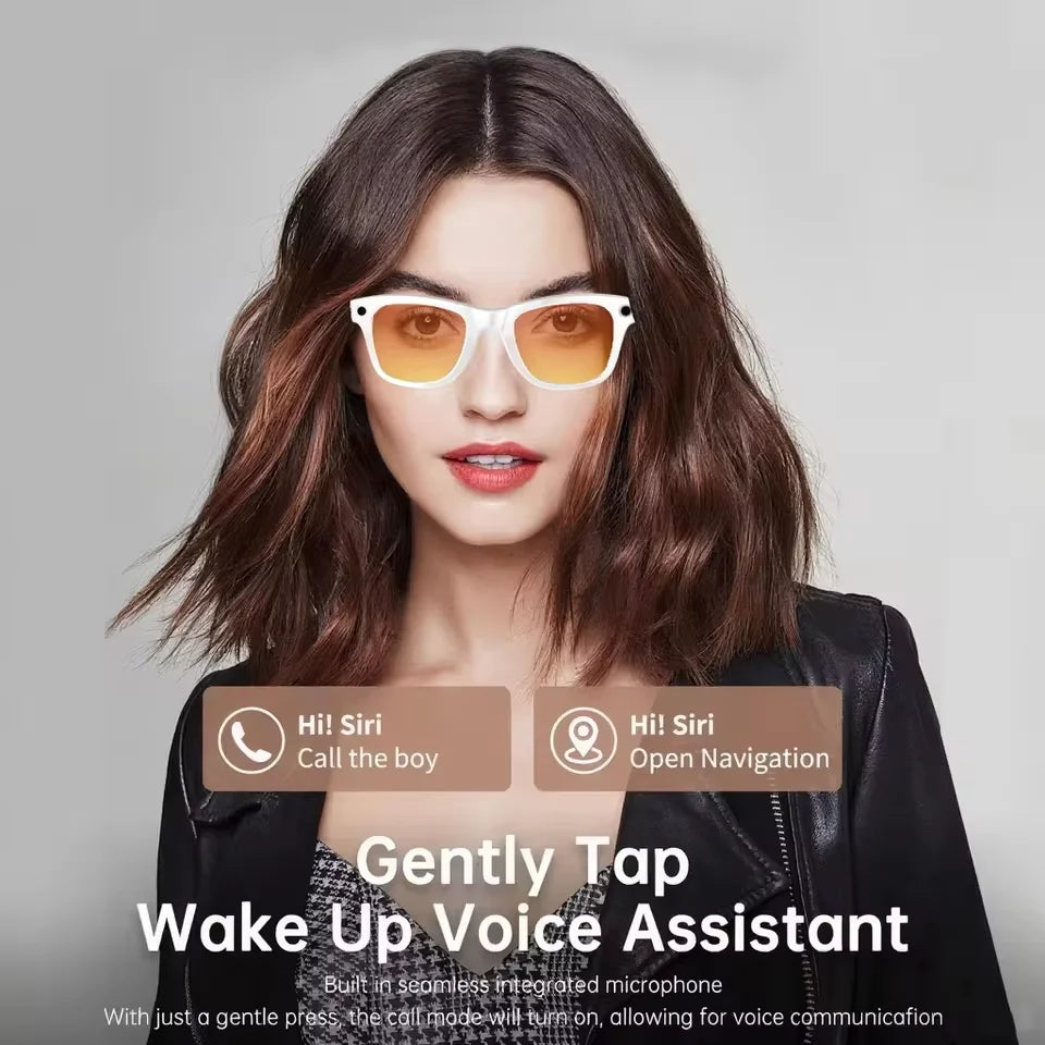 VERTRIX INNOVATIONS 8MP Camera AI Smart Glasses for Men & Women