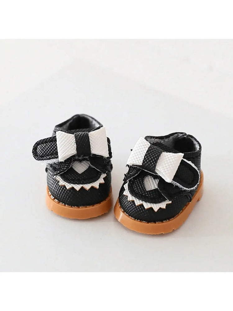 VERTRIX INNOVATIONS Labubu Morning Shoe Accessories 3.8cm Mini Leather Shoes
