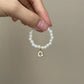 VERTRIX INNOVATIONS Mini Labubu 4.0 Pin & Pearl Necklace Accessories
