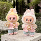 VERTRIX INNOVATIONS Labubu Chinese Style Pink Embroidered Outfit for 15–17cm Dolls