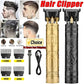 Vintage Hair Clipper USB Charging Hair Cutting Machine Electric Hair Trimmer Portable Shaver Professional Barber Boyfriend Gift