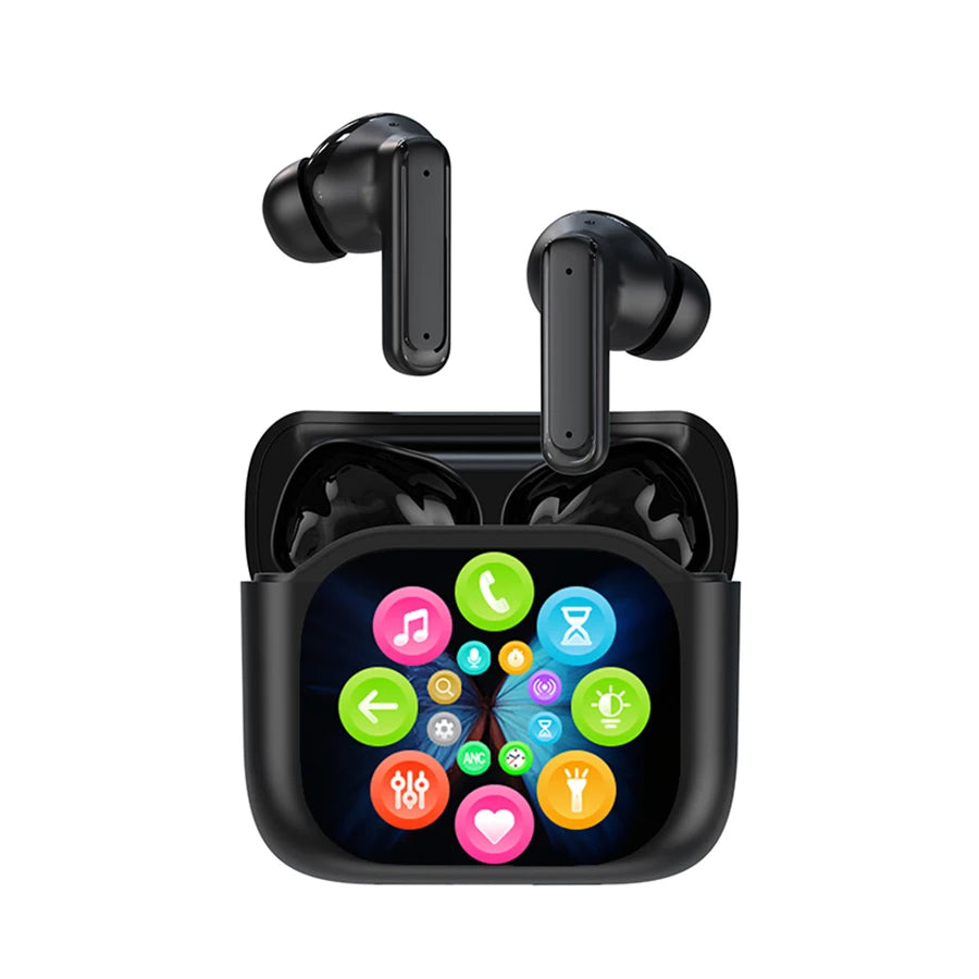 VERTRIX INNOVATIONS Smart AI Translation Bluetooth Earphones with LCD Display