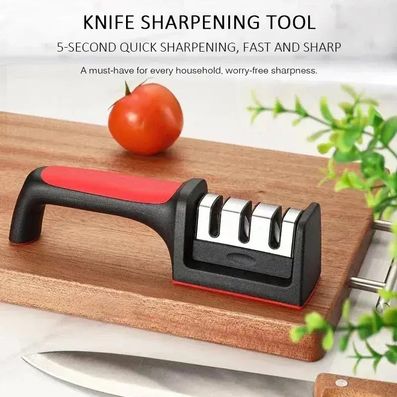 VERTRIX INNOVATIONS 3/4-Segment Kitchen Knife Sharpener