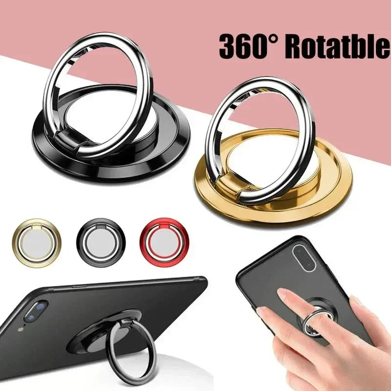VERTRIX INNOVATIONS Mini Finger Ring Holder Stand Grip 360 Rotating For Mobile Phone