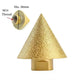 M14 Thread Diamond Beveling Chamfer Bit 38/50mm Cone Punching Expanding Drill Bit Grinding Wheel Ceramic Tile Chamferer