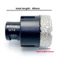 RSMXYO 1pc Dry Diamond Drilling Core Ceramic Tile Hole Saw Cutter Granite Marble Drill Bits Tiles Crowns with M14 Thread Opener