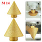 M14 Thread Diamond Beveling Chamfer Bit 38/50mm Cone Punching Expanding Drill Bit Grinding Wheel Ceramic Tile Chamferer