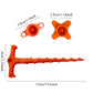 3D Printing Silicone Caulk Nozzle Unclogger, Reusable Spiral Drill Sealant Gun Nozzle Cleaner Tool for DIY & Prof
