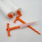 3D Printing Silicone Caulk Nozzle Unclogger, Reusable Spiral Drill Sealant Gun Nozzle Cleaner Tool for DIY & Prof