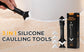 9PCS Caulk Nozzle Applicator Silicone Scraper Sealant Caulking Smooth Remover Tools Kit Floor Caulk Finisher Grout Accessoriess