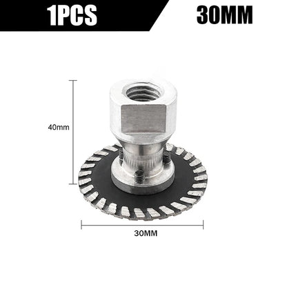 30/40/50mm Engraving Diamond Saw Blade M14 Thread With RemovabIe FIange Turbo Cutting Disc For Granite Marble Stone Cutting Tool