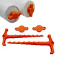 3D Printing Silicone Caulk Nozzle Unclogger, Reusable Spiral Drill Sealant Gun Nozzle Cleaner Tool for DIY & Prof