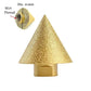 M14 Thread Diamond Beveling Chamfer Bit 38/50mm Cone Punching Expanding Drill Bit Grinding Wheel Ceramic Tile Chamferer