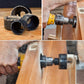 11pcs/set Hole Saw Cutting Set Kit Tools 19-64mm Wood Metal Alloys Circular Round with Case