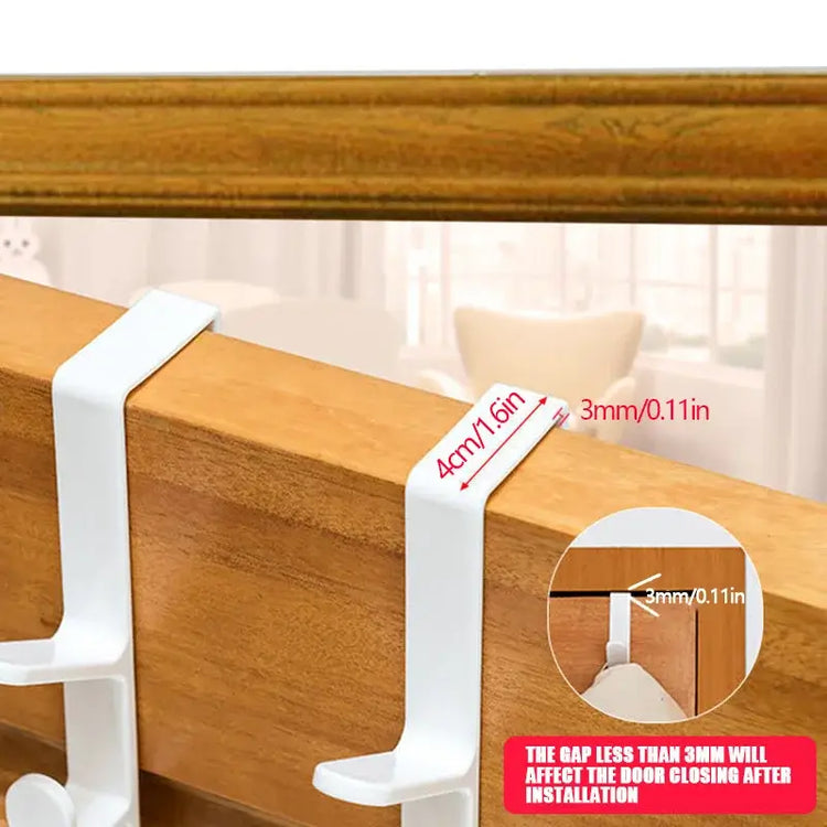 VERTRIX INNOVATIONS Over Door Clothes Hanger Storage Hook Rack