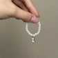 VERTRIX INNOVATIONS Mini Labubu 4.0 Pin & Pearl Necklace Accessories