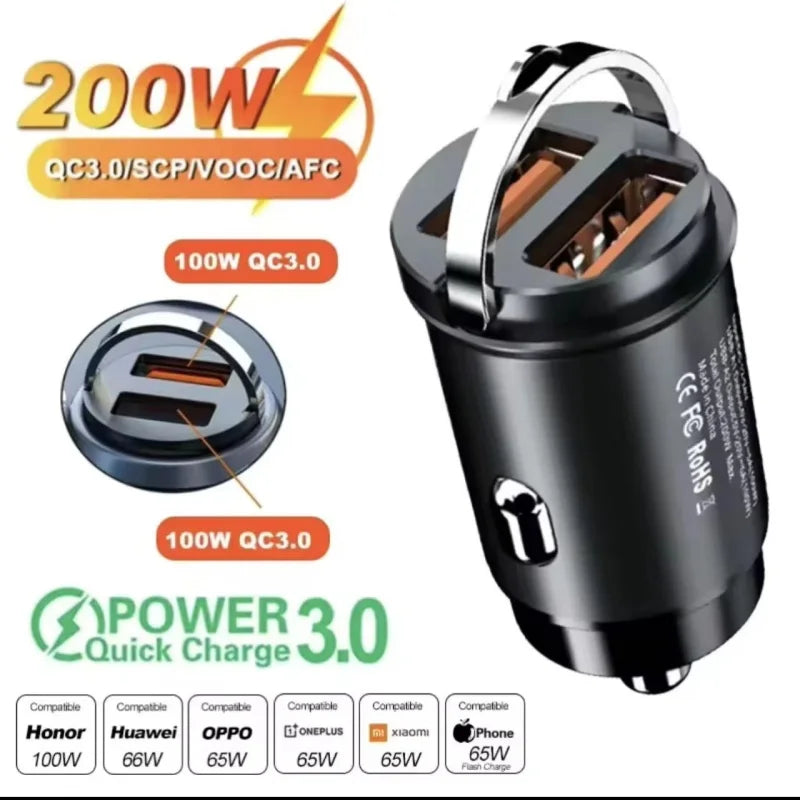 VERTRIX INNOVATIONS Charger Adapter For Xiaomi Samsung Mini Car Charger