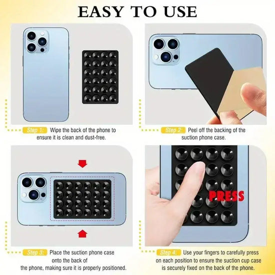 VERTRIX INNOVATIONS Silicone Suction Phone Holder Mat