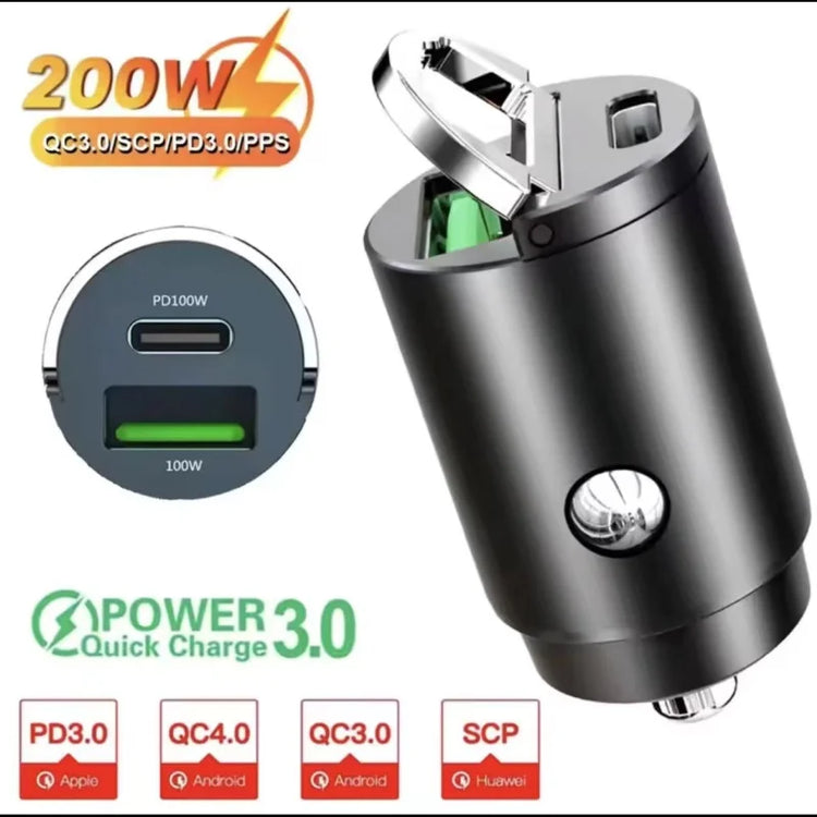 VERTRIX INNOVATIONS Charger Adapter For Xiaomi Samsung Mini Car Charger