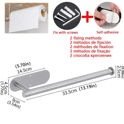 VERTRIX INNOVATIONS Adhesive Kitchen Paper Towel Holder