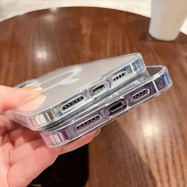 VERTRIX INNOVATIONS Magnetic Transparent Shockproof Wireless Charging Phone Case