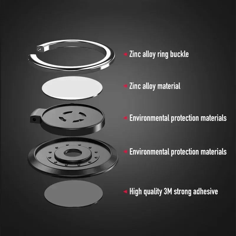 VERTRIX INNOVATIONS Mini Finger Ring Holder Stand Grip 360 Rotating For Mobile Phone