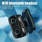 M10 bluetooth headset with digital display and charging case designed for TWS M10 wireless Bluetooth earbuds.
