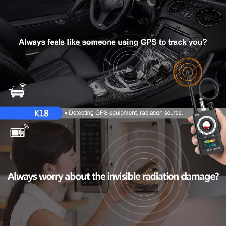 VERTRIX INNOVATIONS K68 Wireless Detector for Hidden Cameras & GPS Devices
