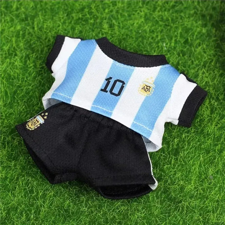 VERTRIX INNOVATIONS Labubu Sports Football Outfit Set 15–17cm Dolls