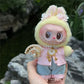 VERTRIX INNOVATIONS Labubu Chinese Style Pink Embroidered Outfit for 15–17cm Dolls