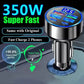VERTRIX INNOVATIONS 100W 6 Ports Fast Car Charger