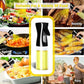 VERTRIX INNOVATIONS 200/300/500ml Öl-Sprühflasche für den Haushalt und die Küche aus Kunststoff