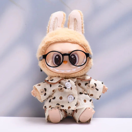 VERTRIX INNOVATIONS Labubu Silk Spotted Pajamas for 17cm Doll